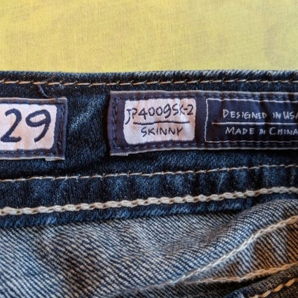 Miss Me Jeans Skinny Straight Distressed Jeans 29 - Picture 7 of 8